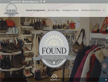 Tablet Screenshot of foundconsign.com